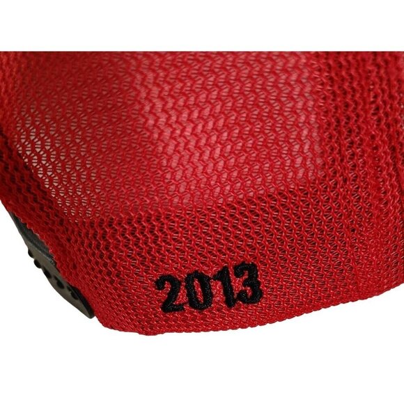 George St Pierre Bacardi Oakheart Snapback Hat Red Mesh Back Cap 2013 - Picture 7 of 9